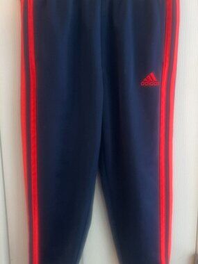 Adidas Girls/Boys Blue & Red Sweatpants Size 5